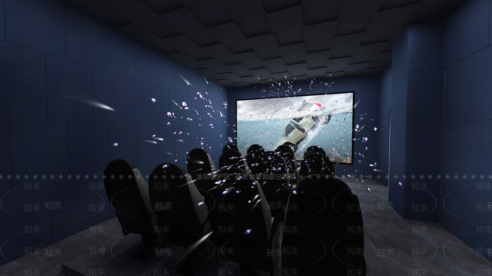 现代4D沉浸式影院3D模型下载【ID:1152940988】