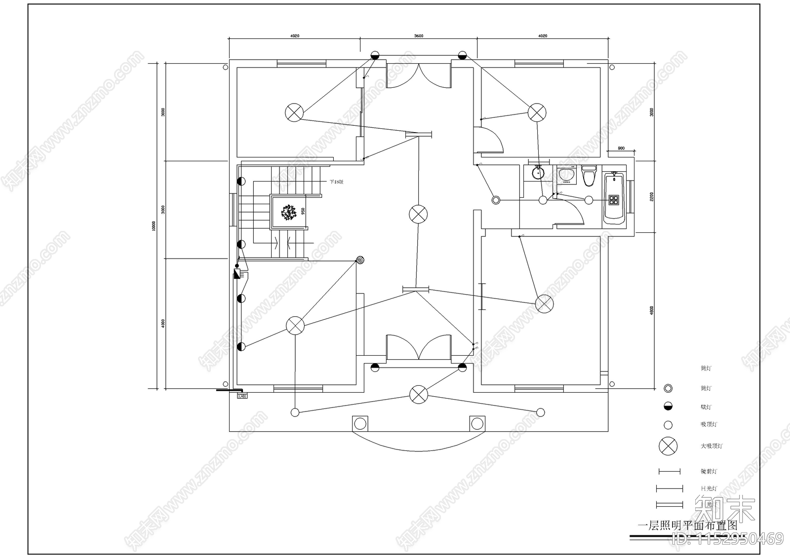 全套农村自建房cad施工图下载【ID:1152950469】