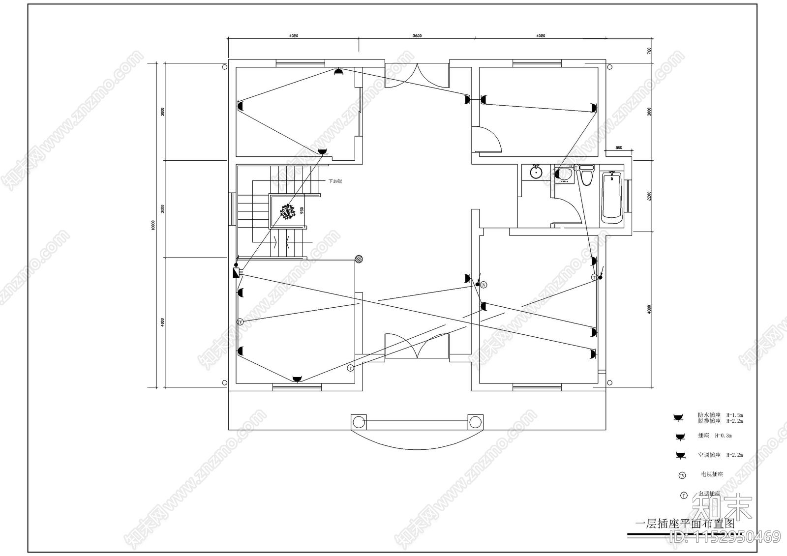 全套农村自建房cad施工图下载【ID:1152950469】