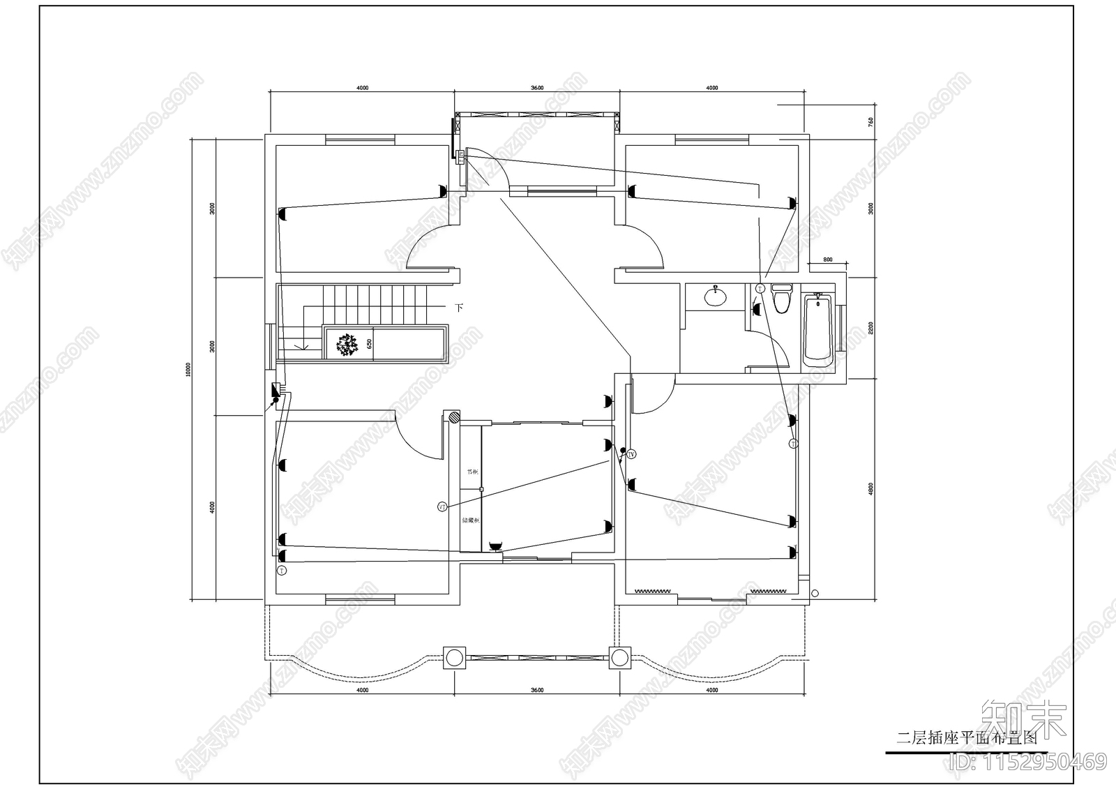 全套农村自建房cad施工图下载【ID:1152950469】