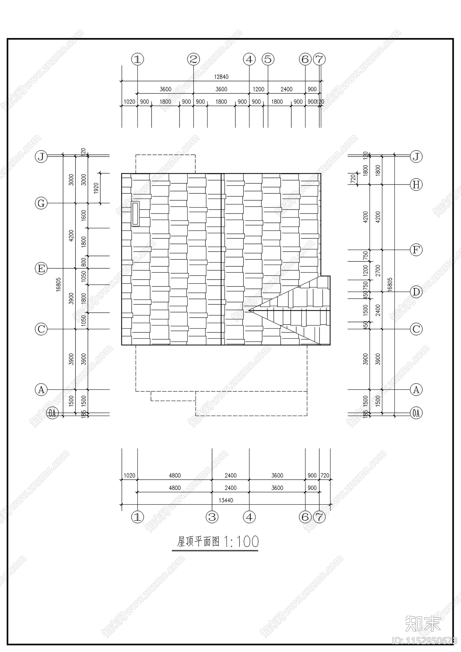 自建房建筑cad施工图下载【ID:1152950673】