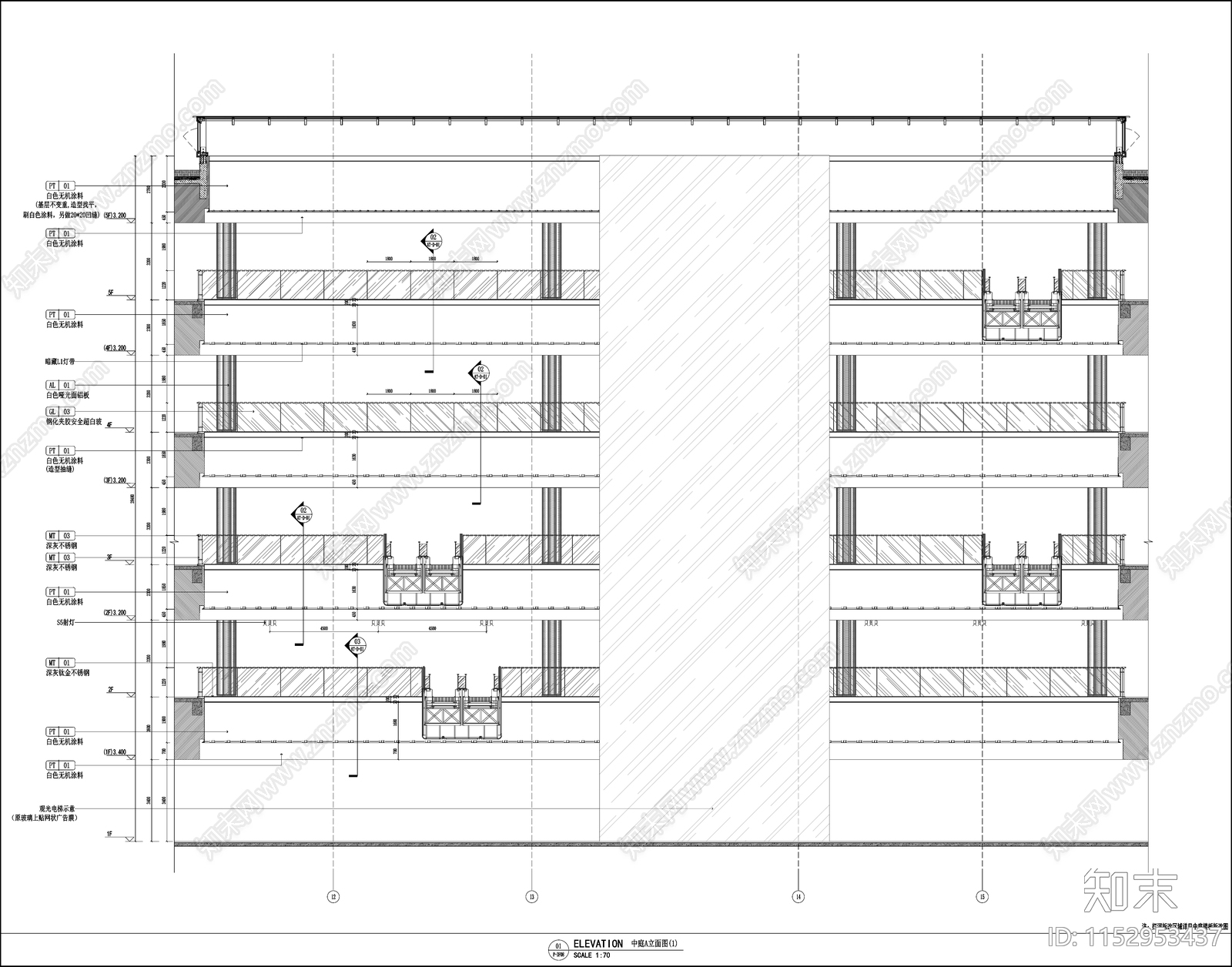 商场室内cad施工图下载【ID:1152953437】