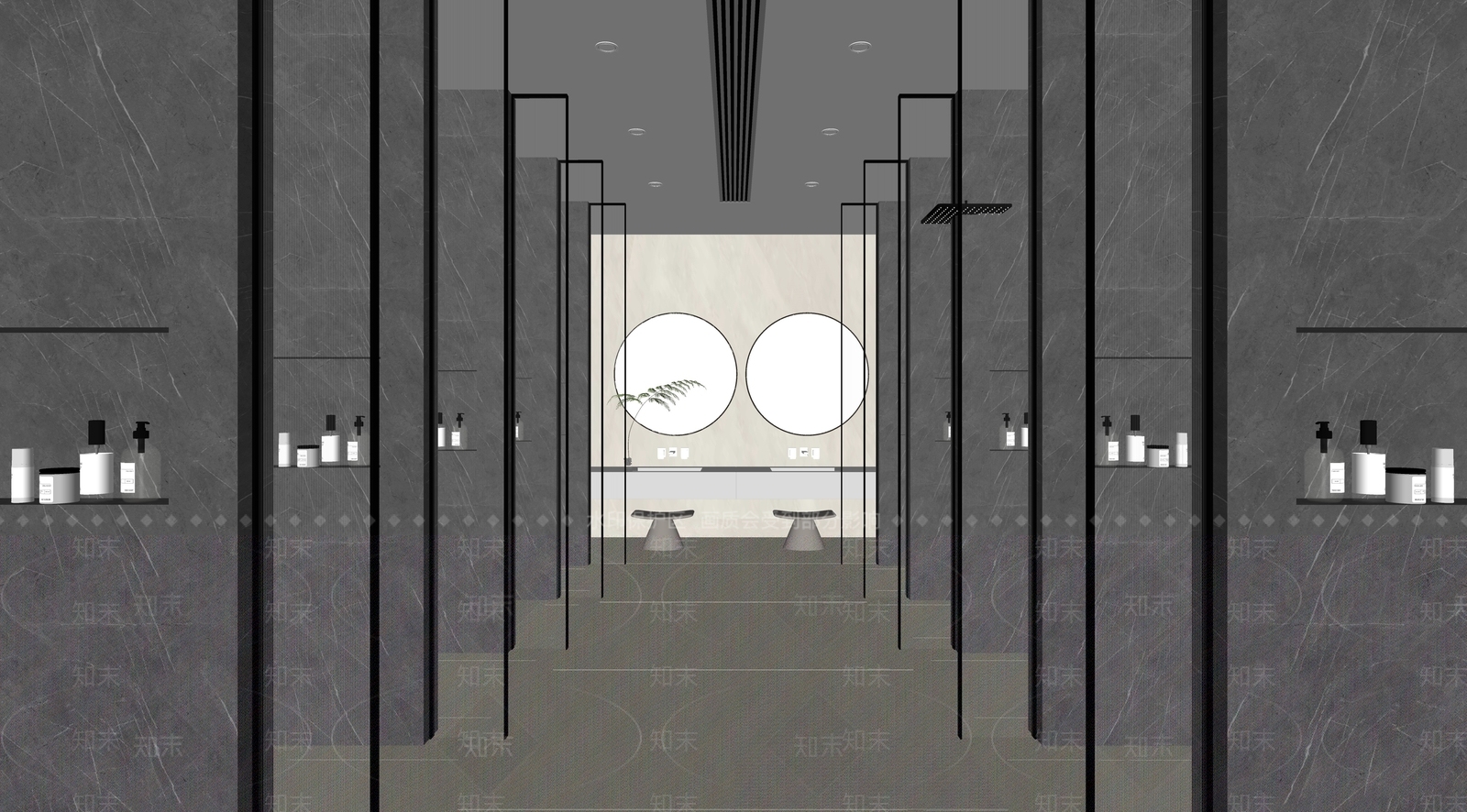 现代卫生间SU模型下载【ID:1152956479】