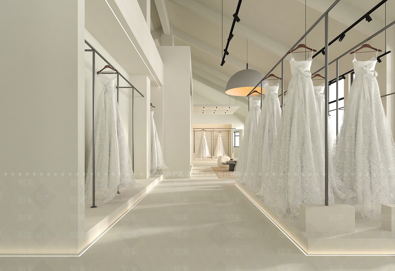 现代婚纱摄影店3D模型下载【ID:1152960870】