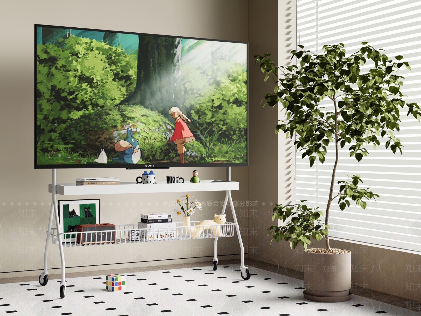 电视机SU模型下载【ID:1152963263】
