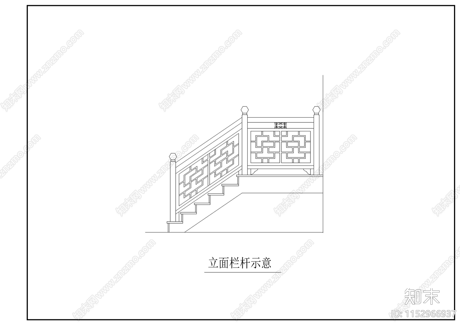 楼梯详图cad施工图下载【ID:1152966937】