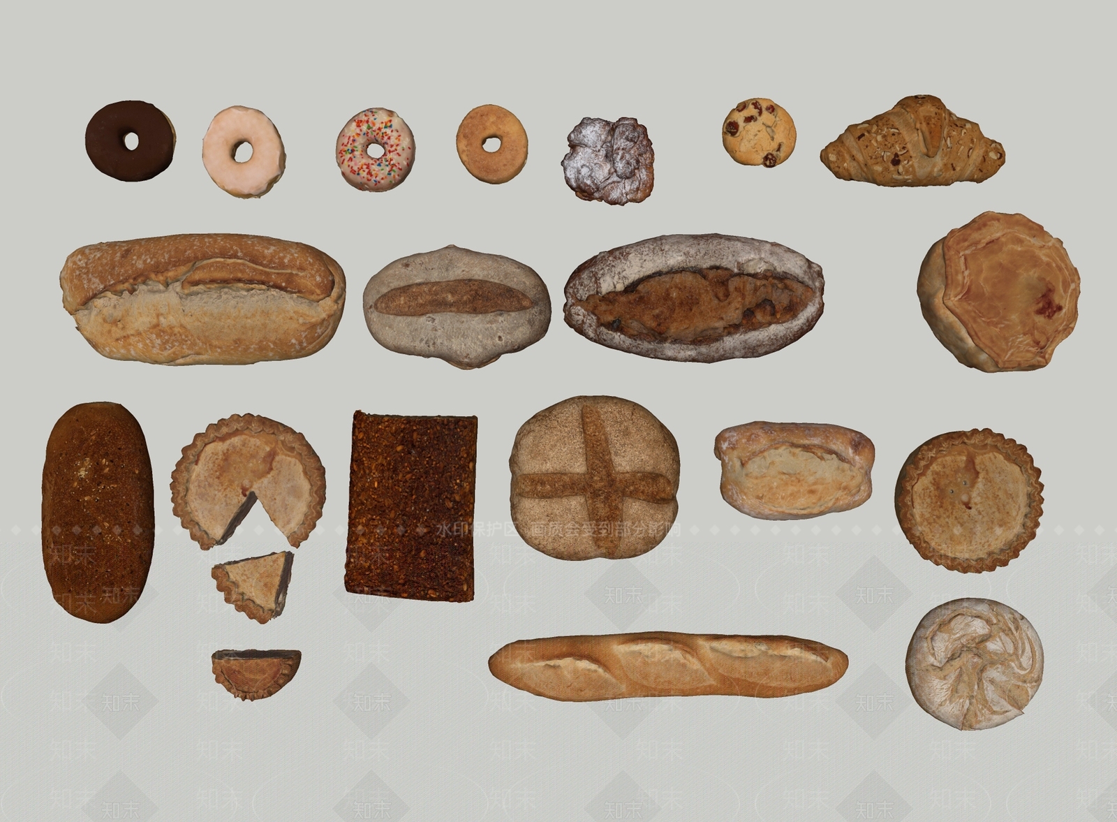 面包SU模型下载【ID:1152983653】