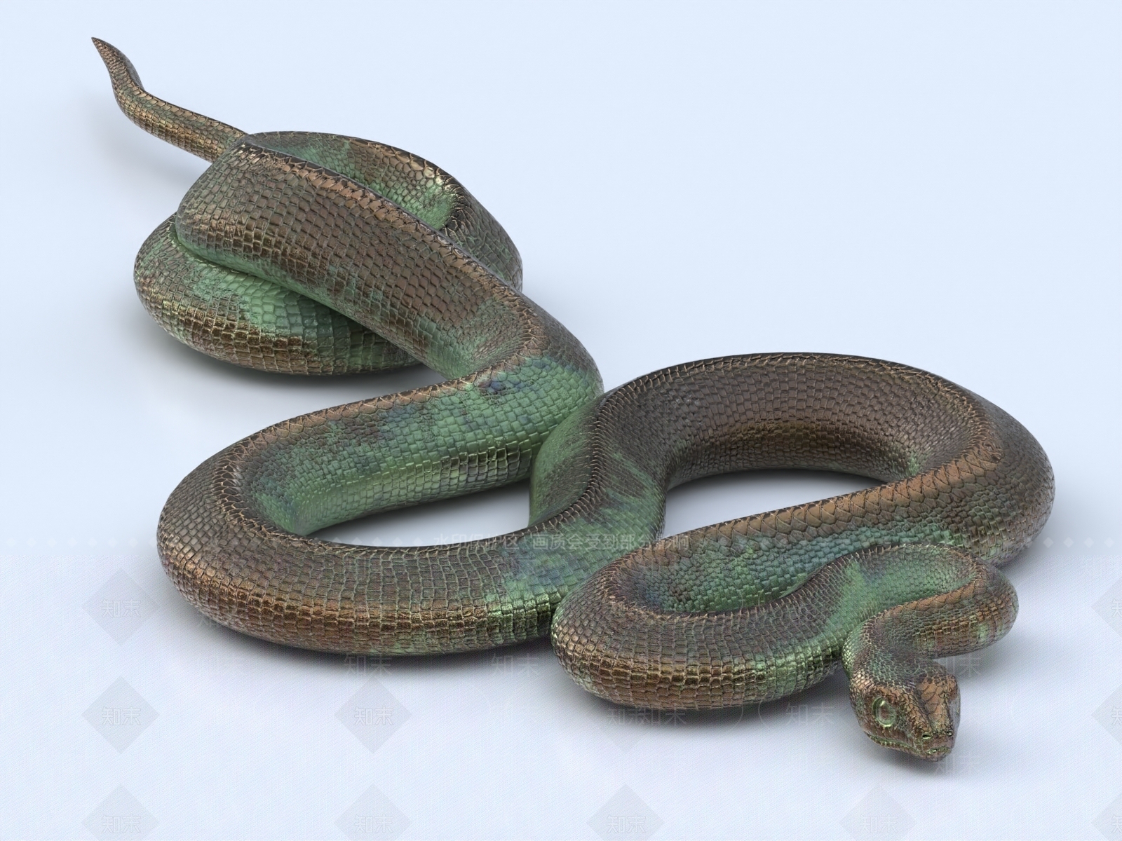 蛇3D模型下载【ID:1153007694】