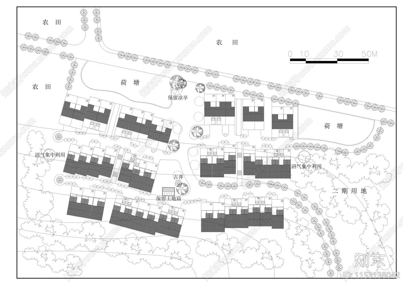 农村住宅建筑cad施工图下载【ID:1153138042】