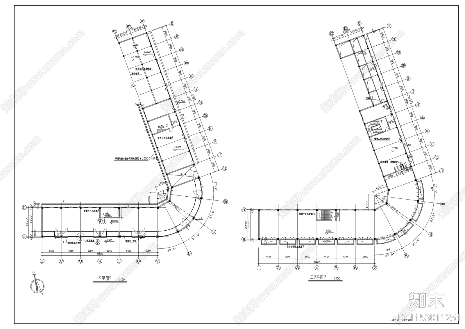 沿街烟酒行建筑cad施工图下载【ID:1153011251】