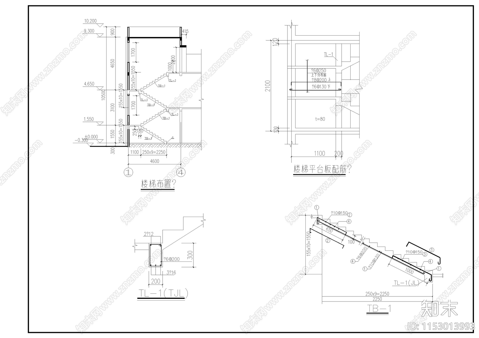 别墅建筑cad施工图下载【ID:1153013993】