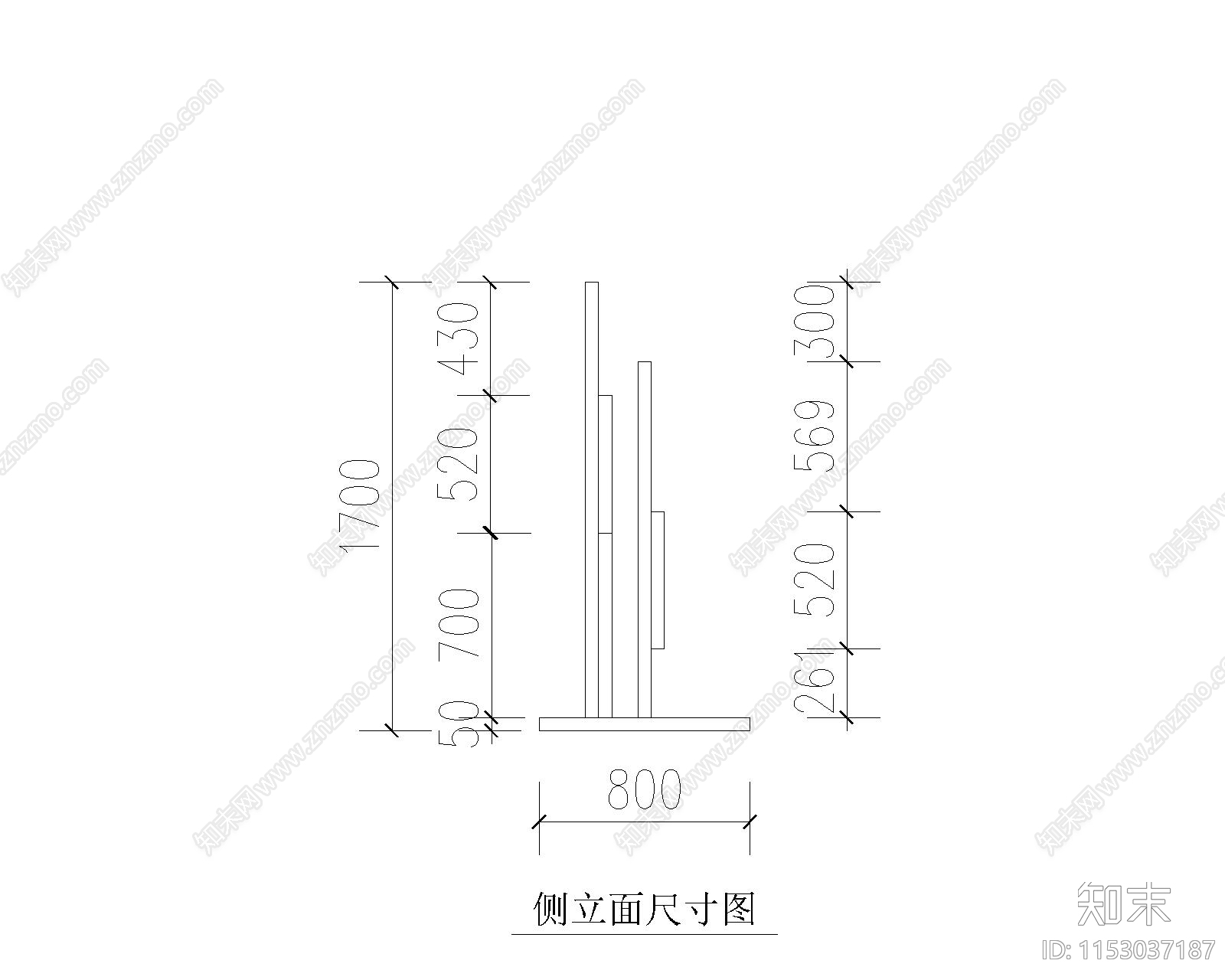 绿化组景花架景观cad施工图下载【ID:1153037187】