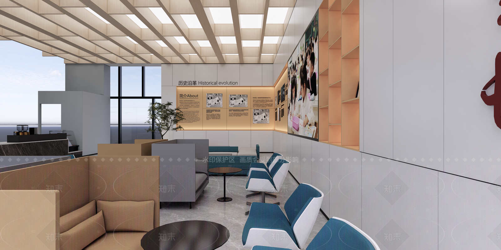 现代其他学校空间SU模型下载【ID:1215984842】