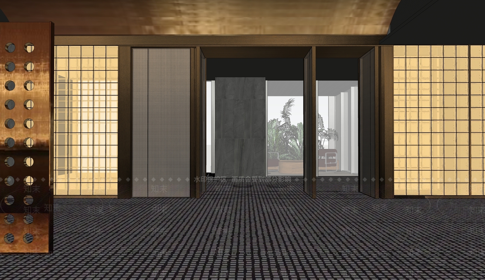 现代风格酒吧会所SU模型下载【ID:1153037757】