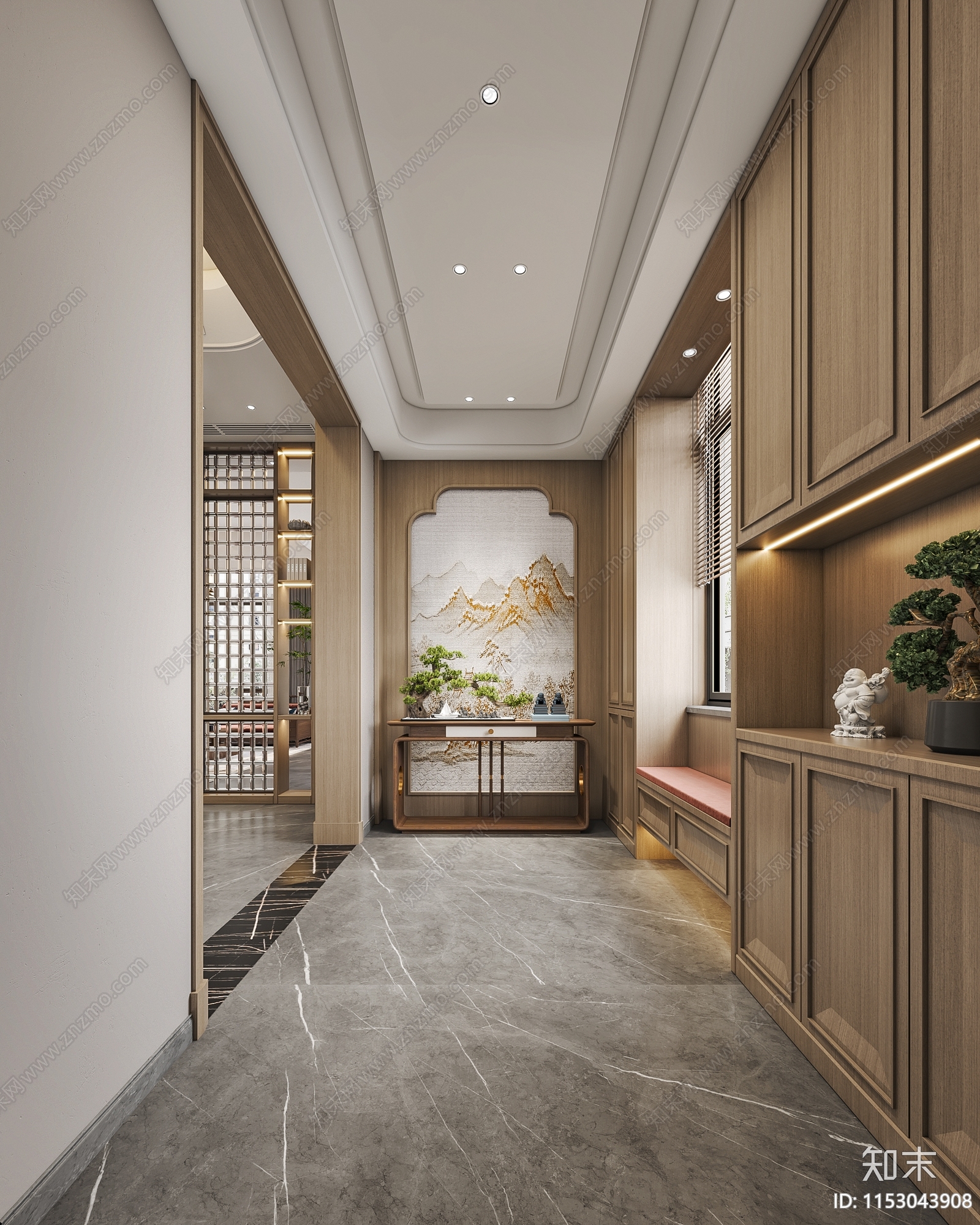 450㎡凯美怡合中式独栋别墅建筑cad施工图下载【ID:1153043908】
