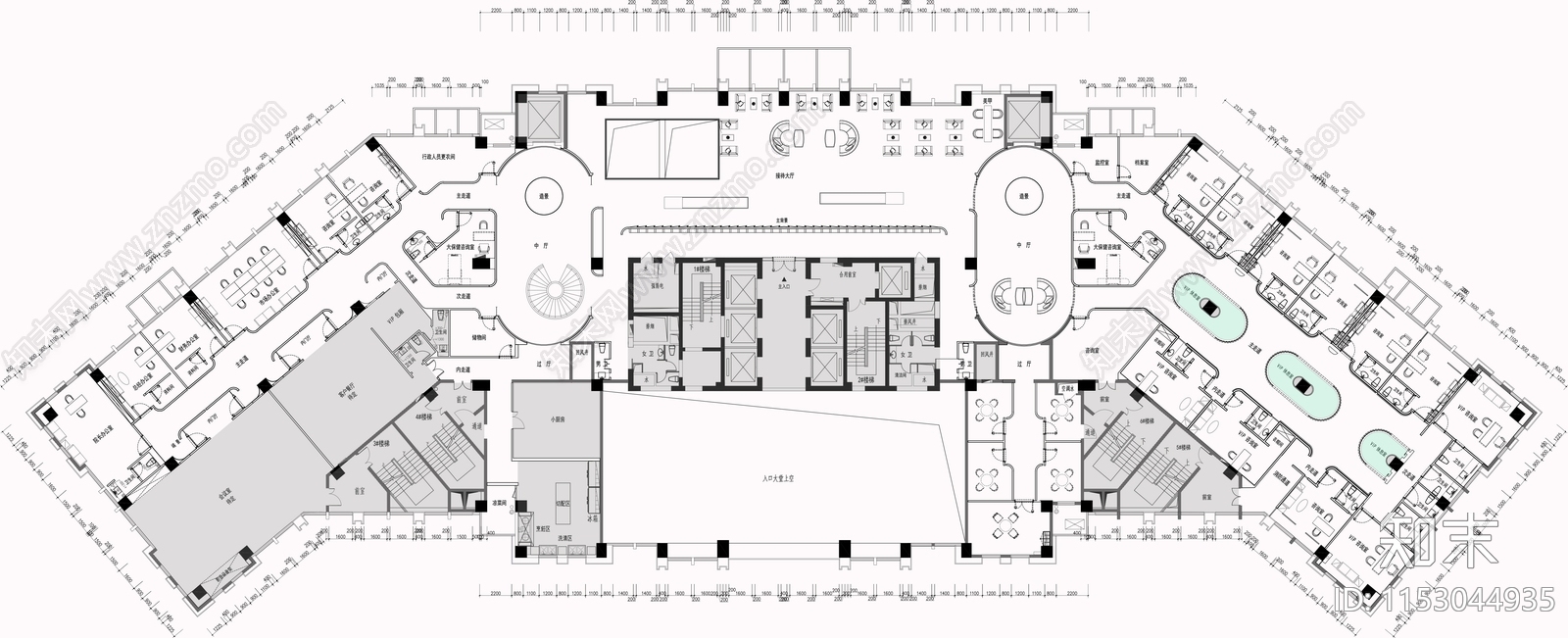 4000平恩喜整形美容医院平面施工图下载【ID:1153044935】