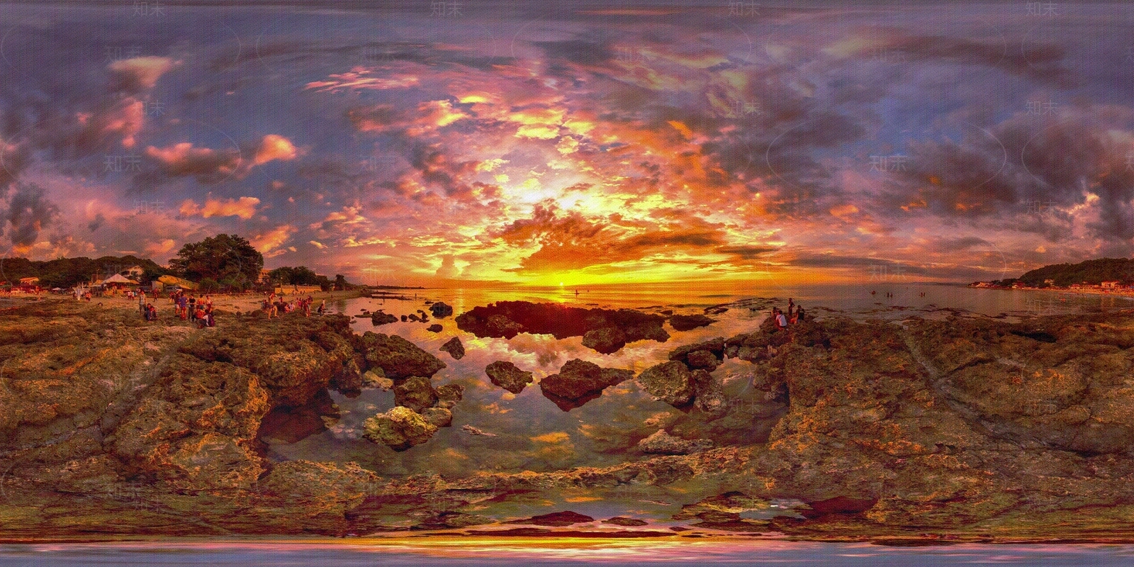 hdr夜晚黄昏户外贴图下载【ID:1153049325】