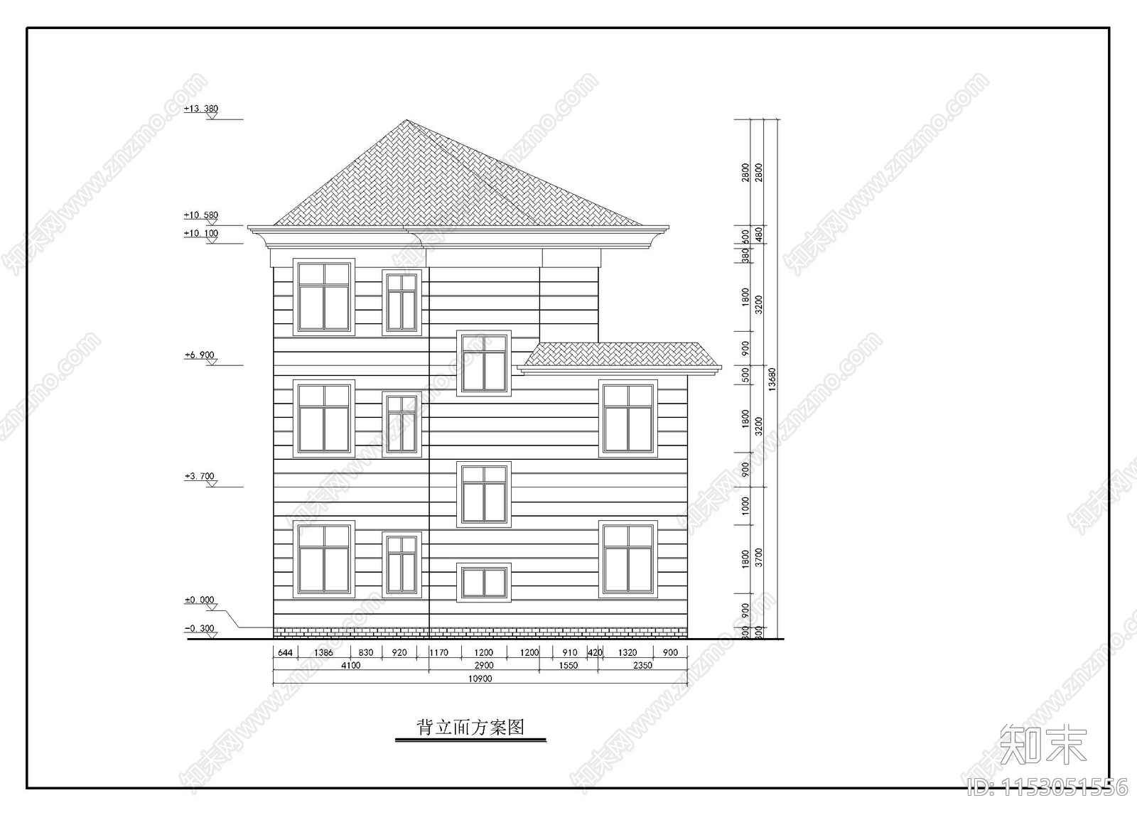 别墅全套cad施工图下载【ID:1153051556】