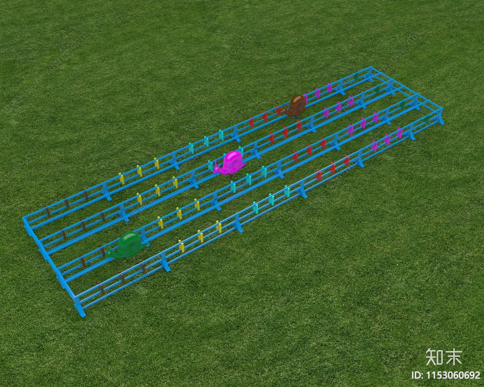 蜗牛赛跑3D模型下载【ID:1153060692】