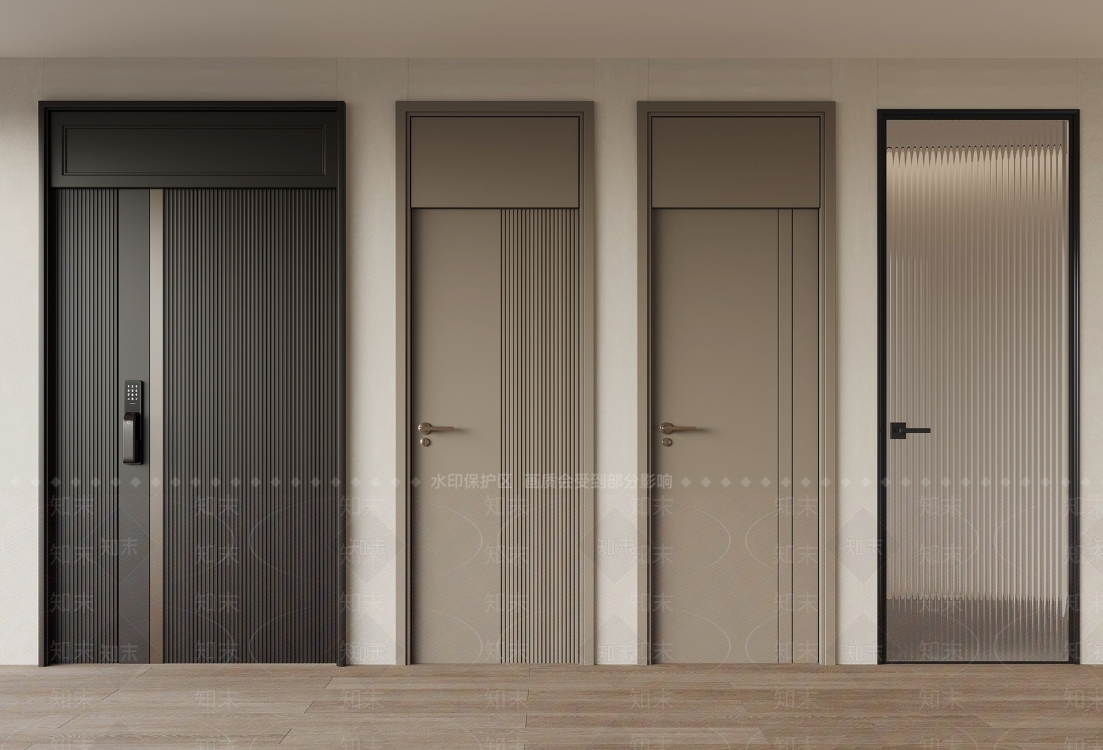 现代入户门3D模型下载【ID:1153082270】