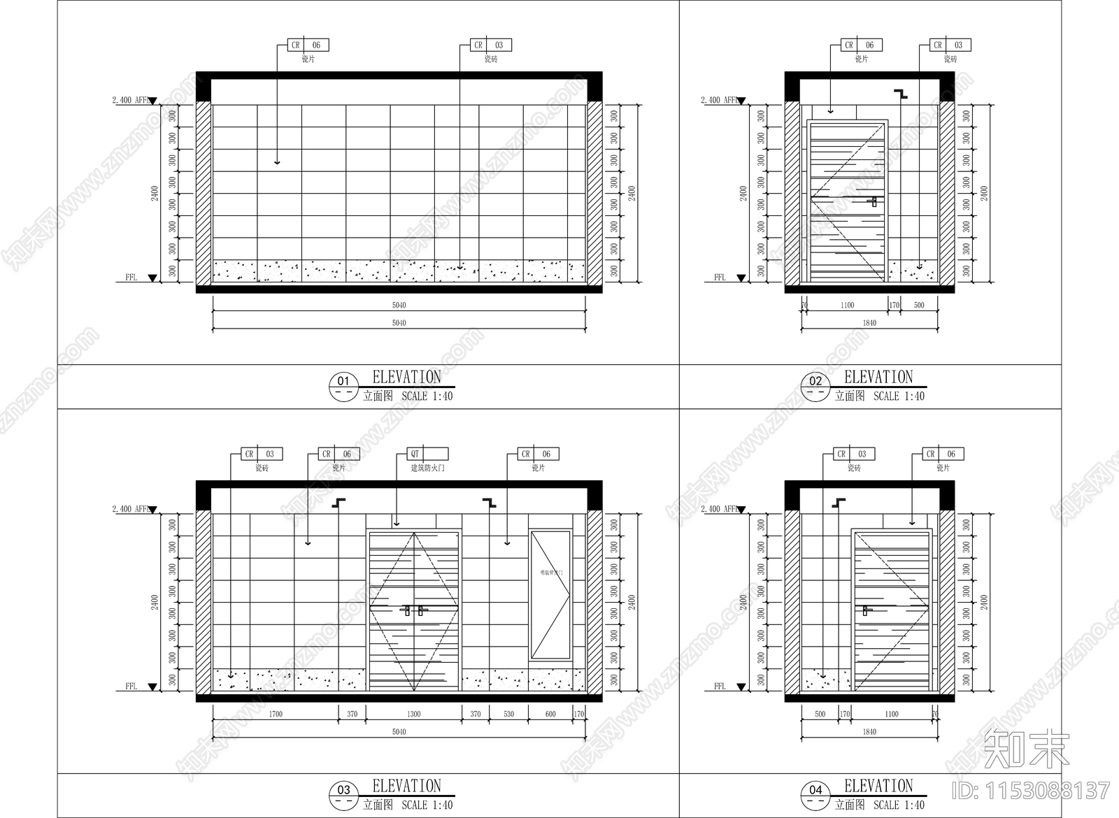 某住宅cad施工图下载【ID:1153088137】