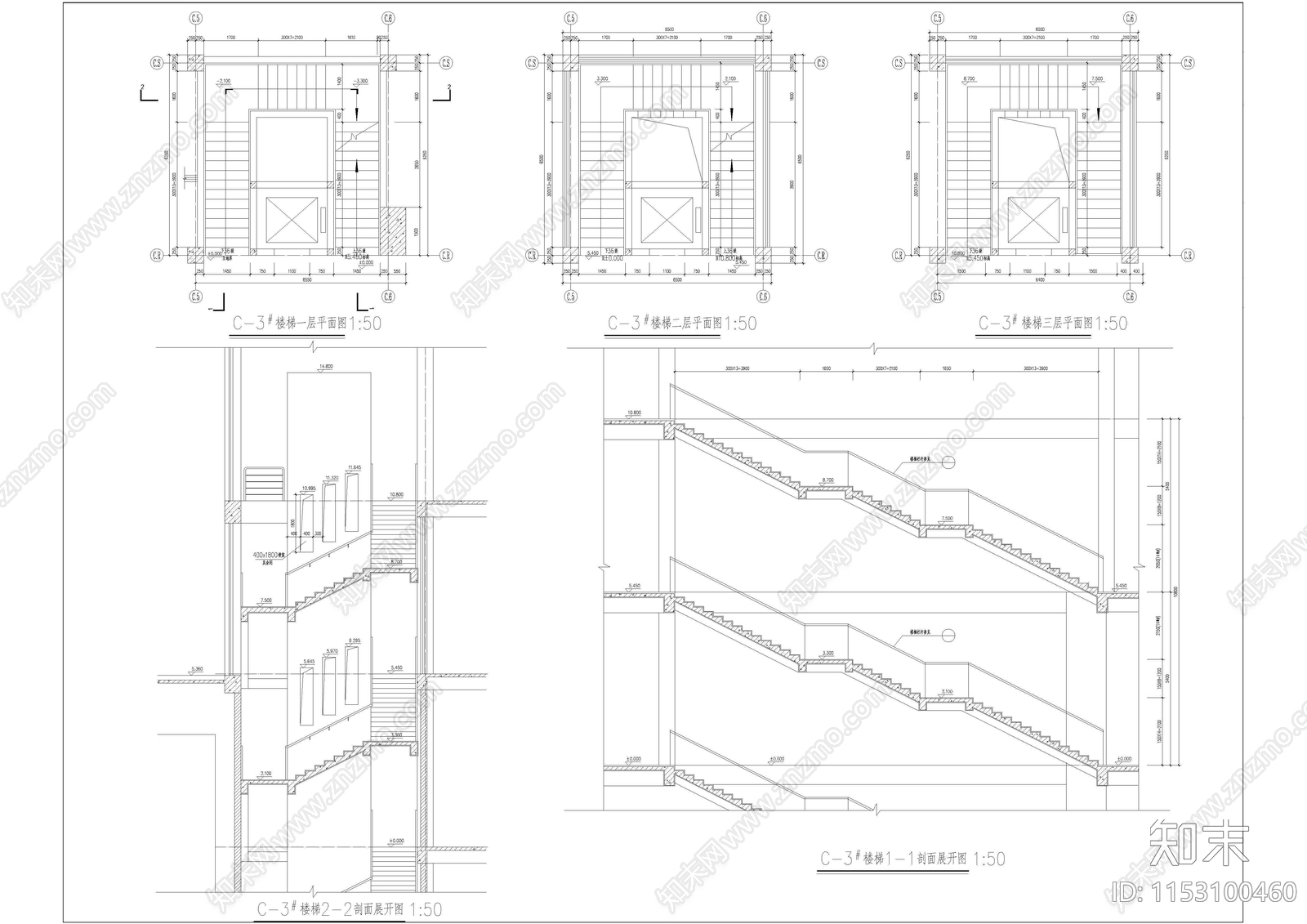 中信红树湾建筑cad施工图下载【ID:1153100460】