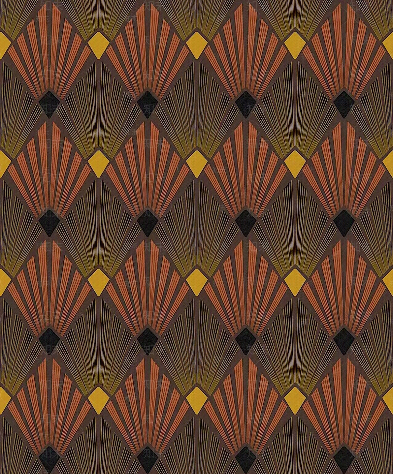 欧式米色抽象几何图案壁纸贴图下载【ID:1153108667】