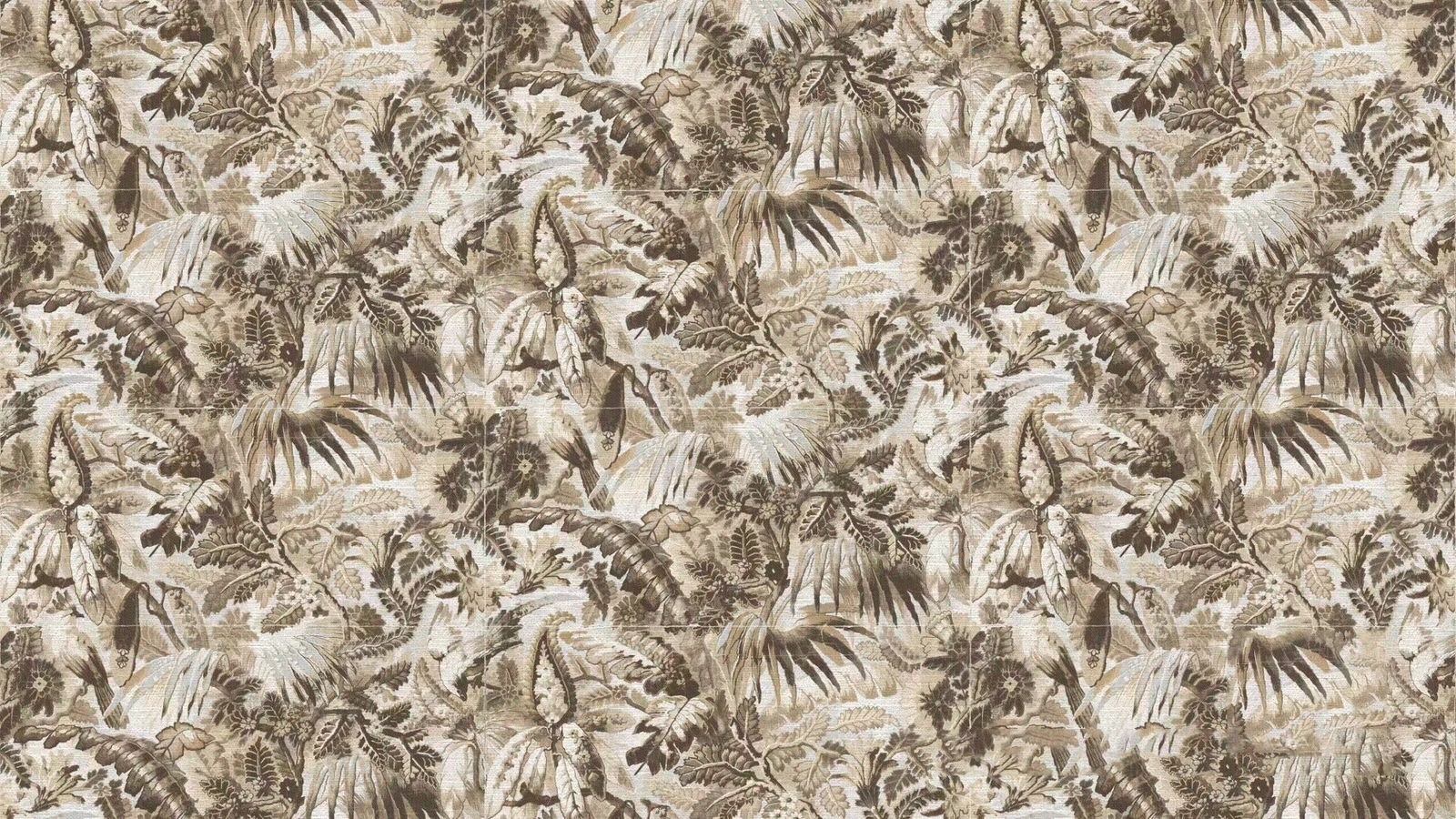 欧式暖色植物墙布墙纸贴图下载【ID:1153114411】