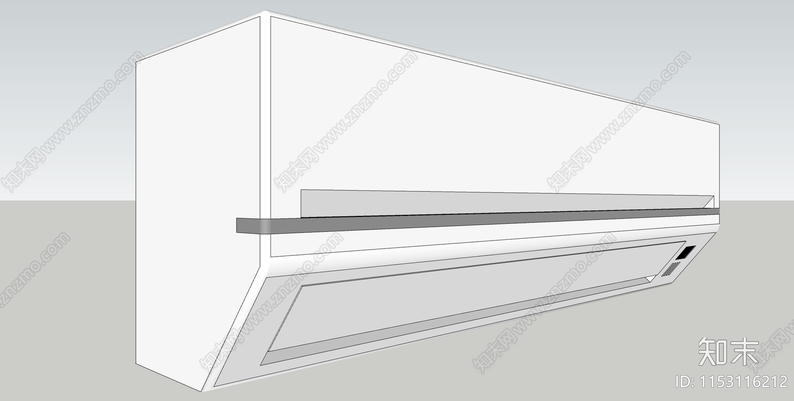 空调内机SU模型下载【ID:1153116212】