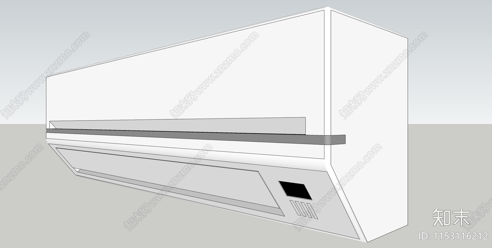 空调内机SU模型下载【ID:1153116212】
