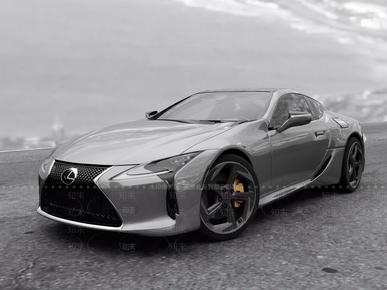 雷克萨斯跑车lc500SU模型下载【ID:1153119830】