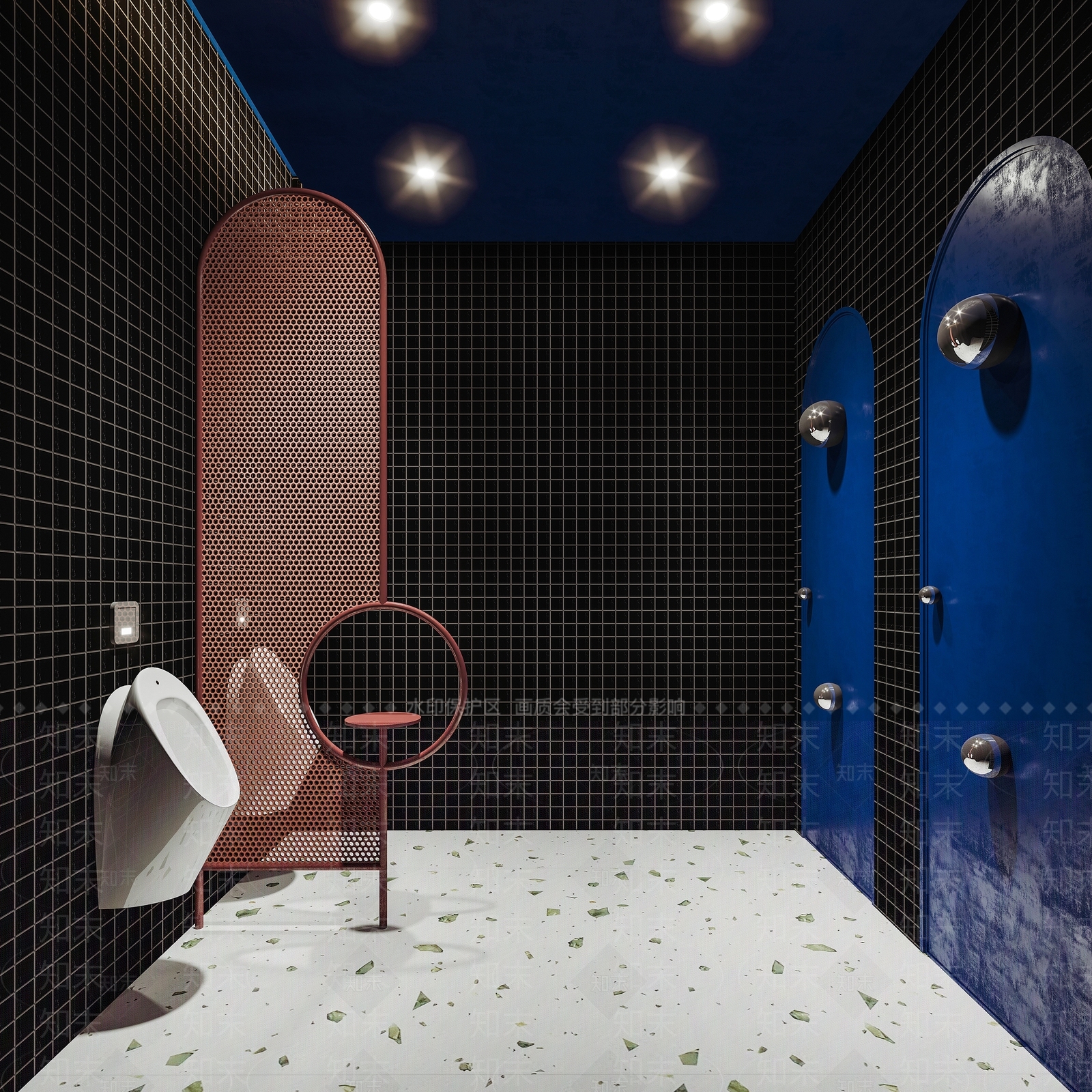 现代西餐厅3D模型下载【ID:1153123948】
