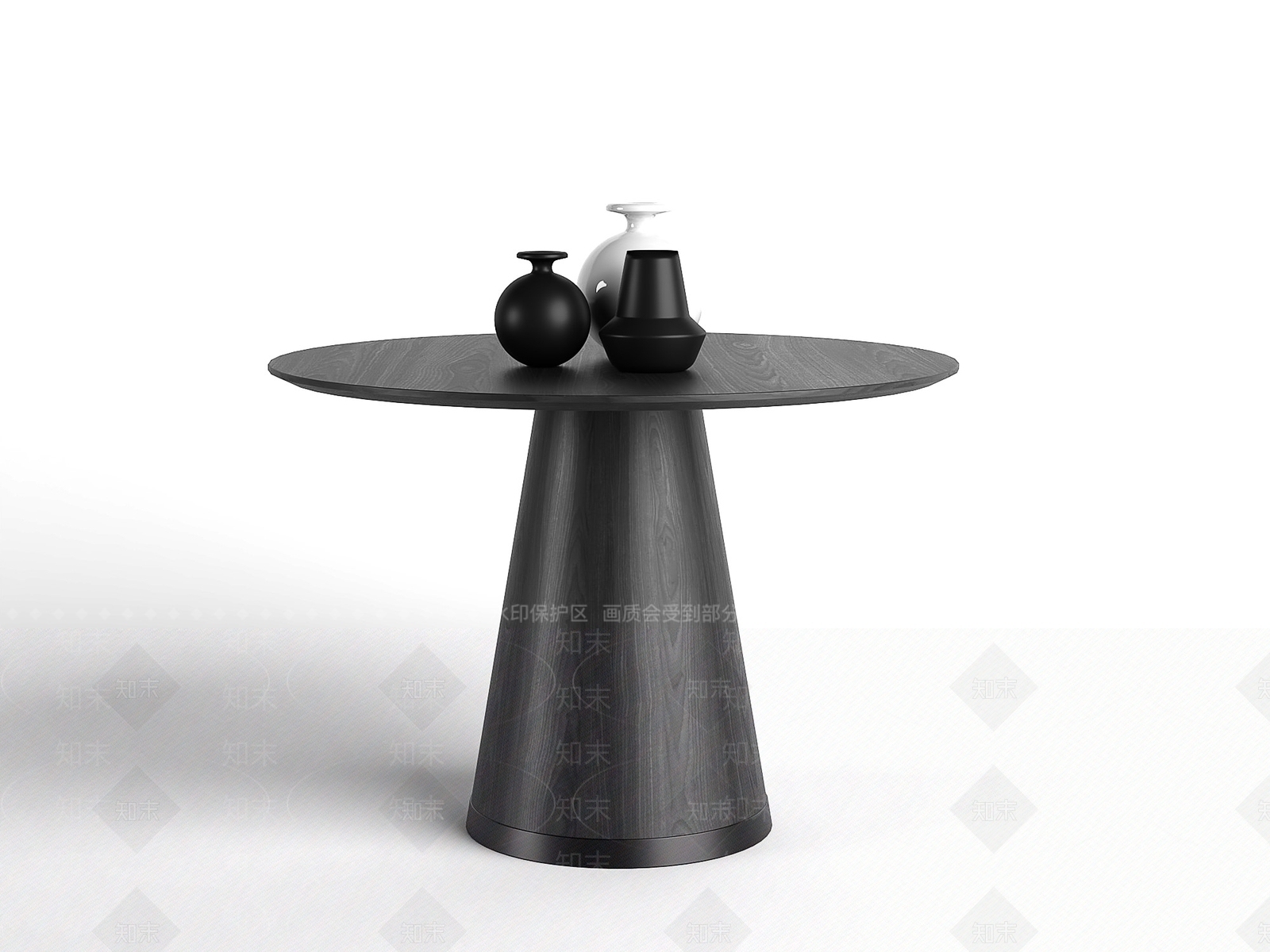 现代圆桌SU模型下载【ID:1153242861】