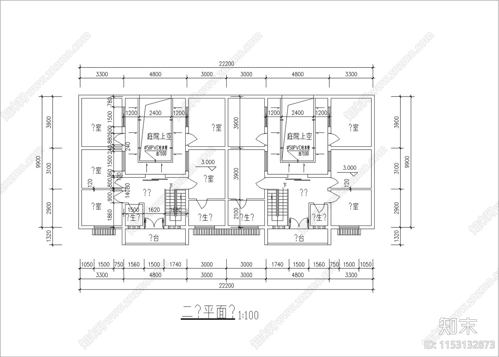 李白故居风景区仿唐民居建筑cad施工图下载【ID:1153132873】