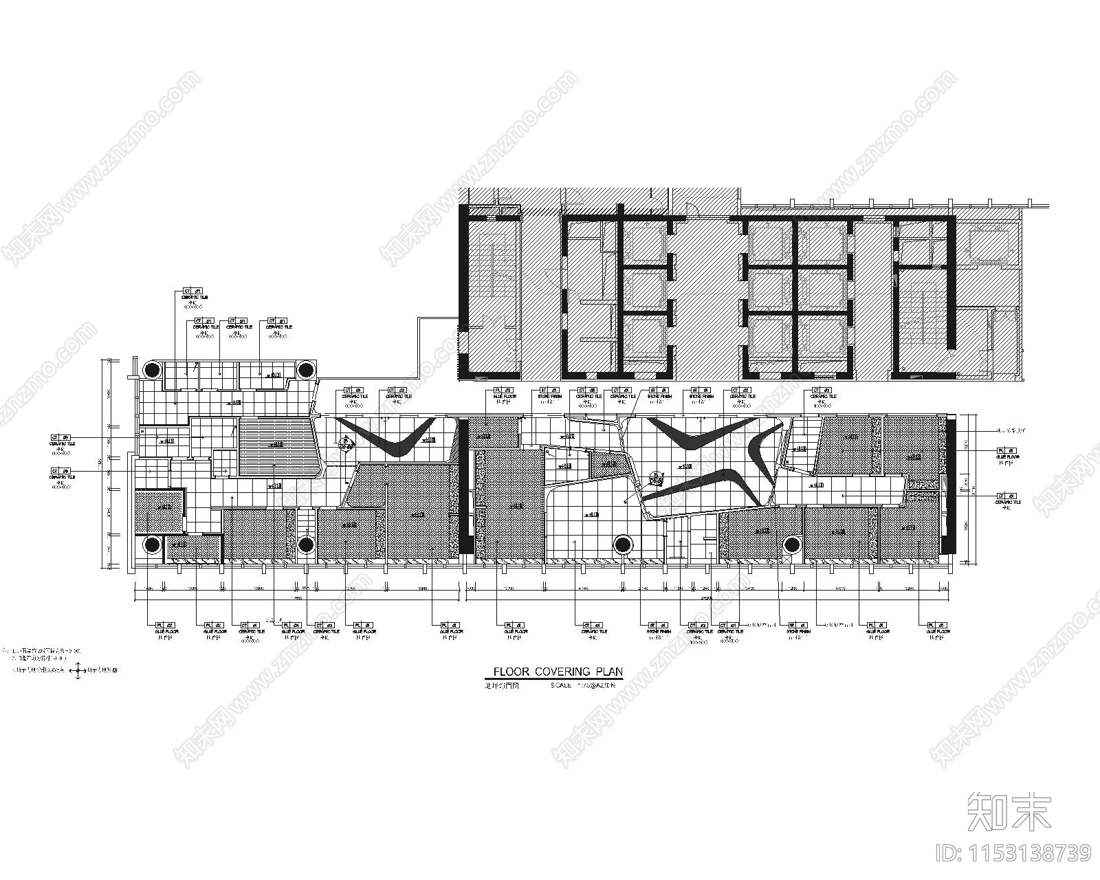 牙科诊室室内cad施工图下载【ID:1153138739】