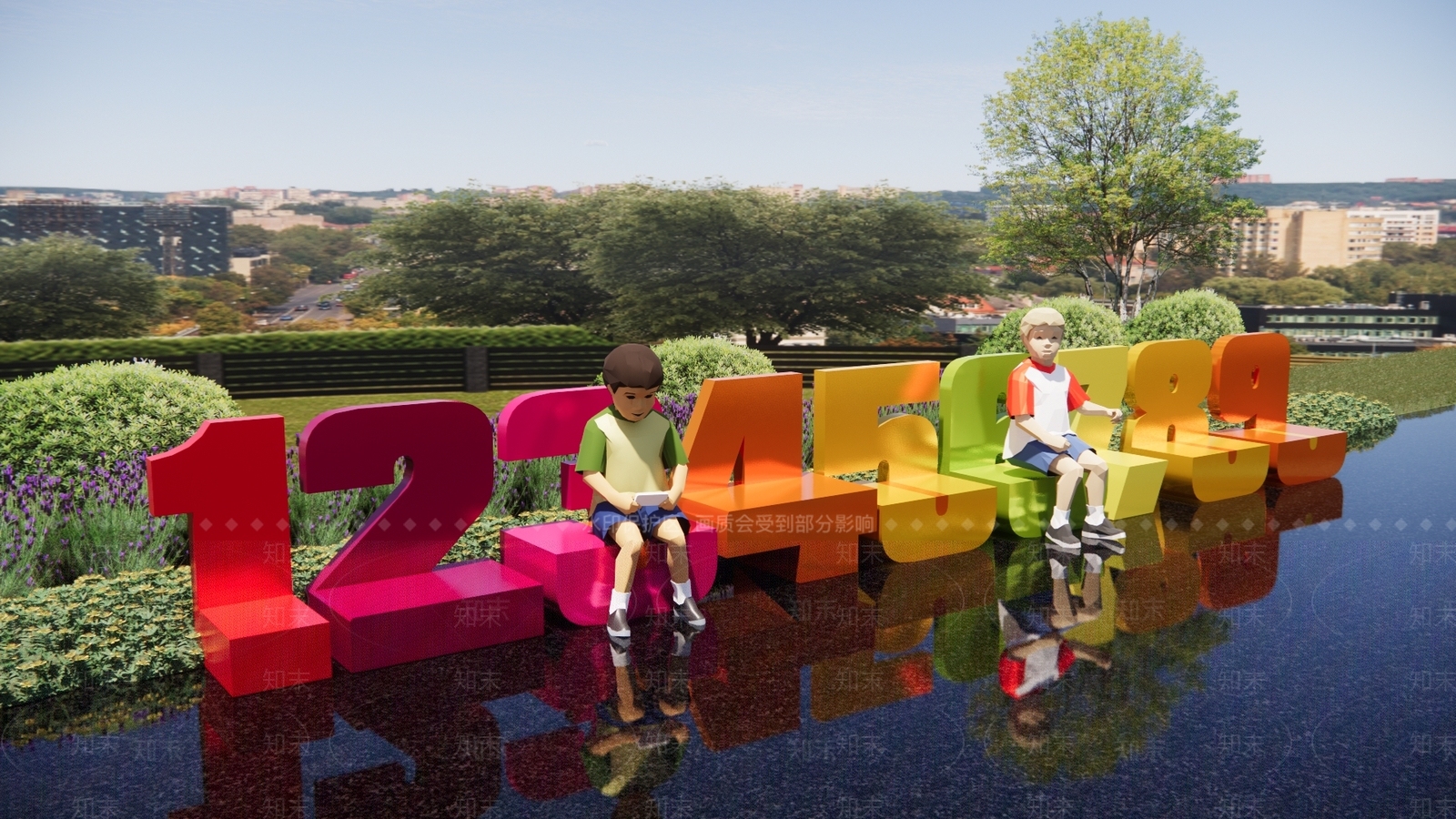 现代景观座椅SU模型下载【ID:1153140371】