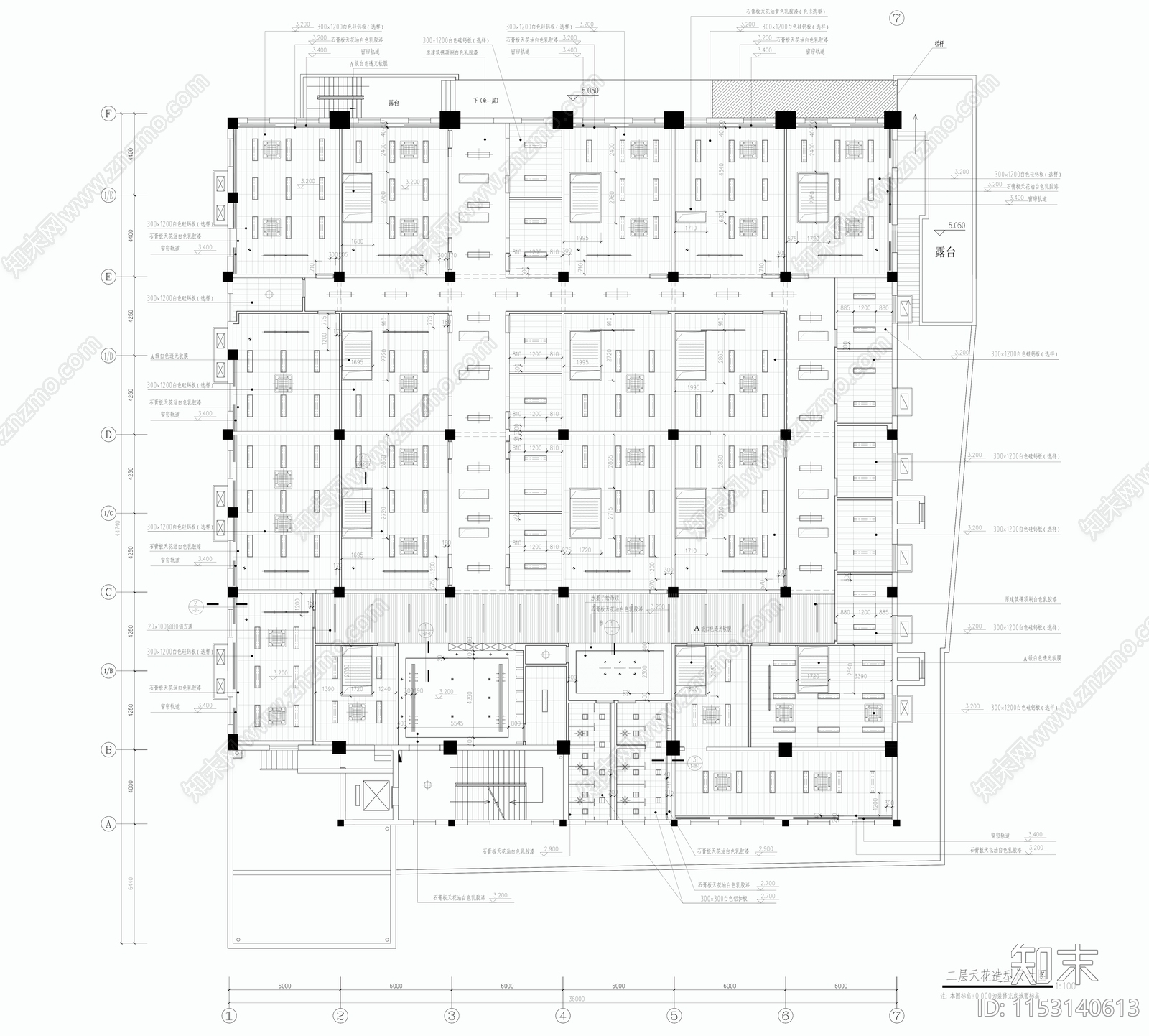 1500平现代学校教学楼室内施工图下载【ID:1153140613】