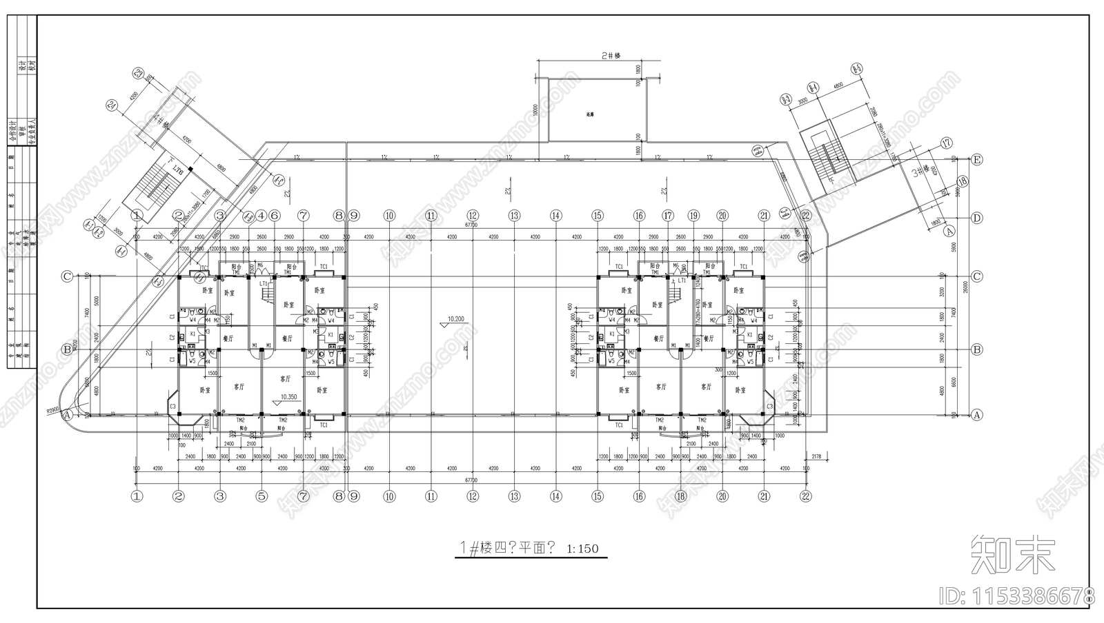 商业广场建筑图cad施工图下载【ID:1153386678】