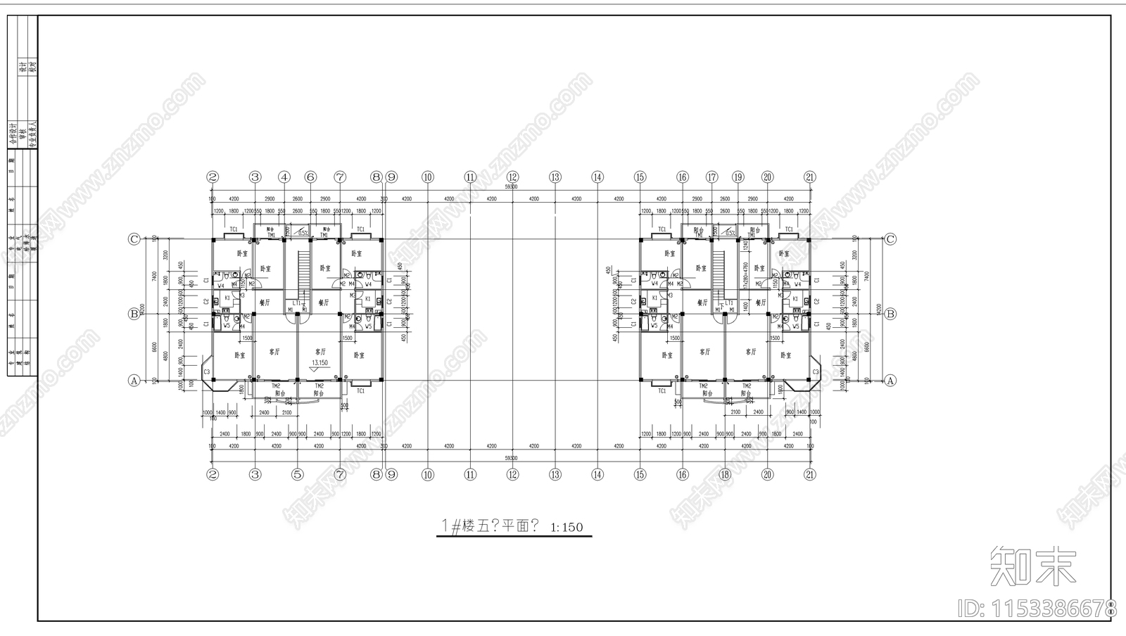 商业广场建筑图cad施工图下载【ID:1153386678】