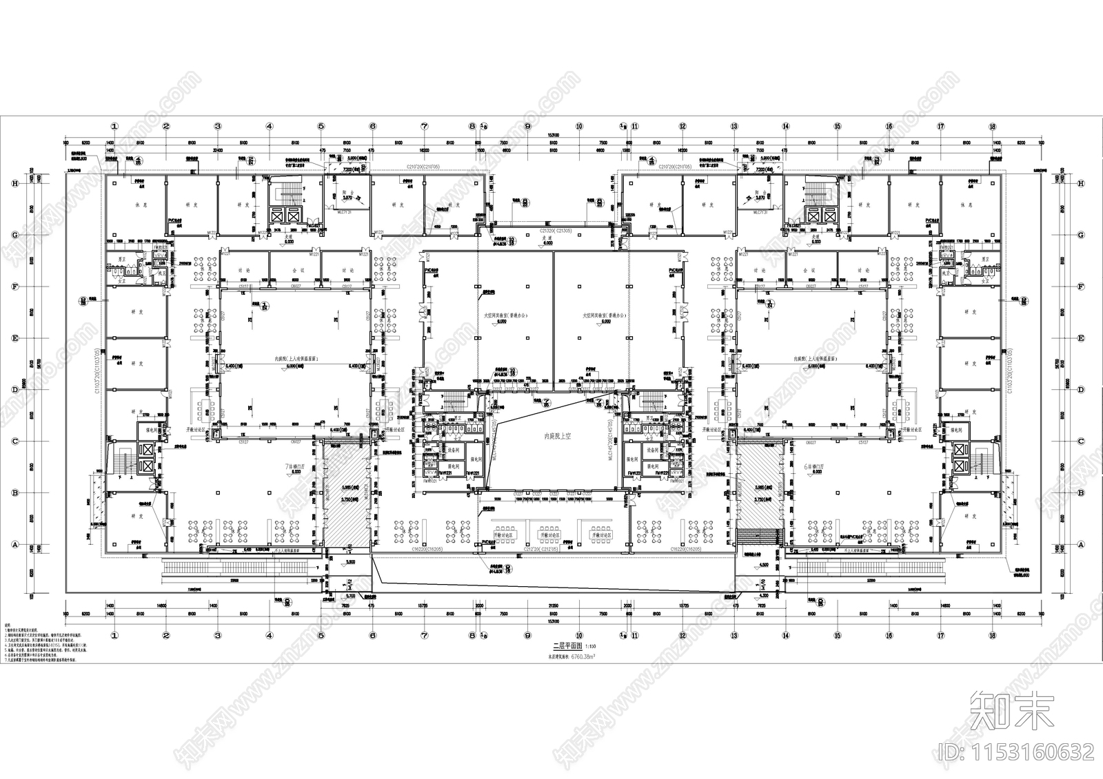 10套工业产业园厂房完整建cad施工图下载【ID:1153160632】