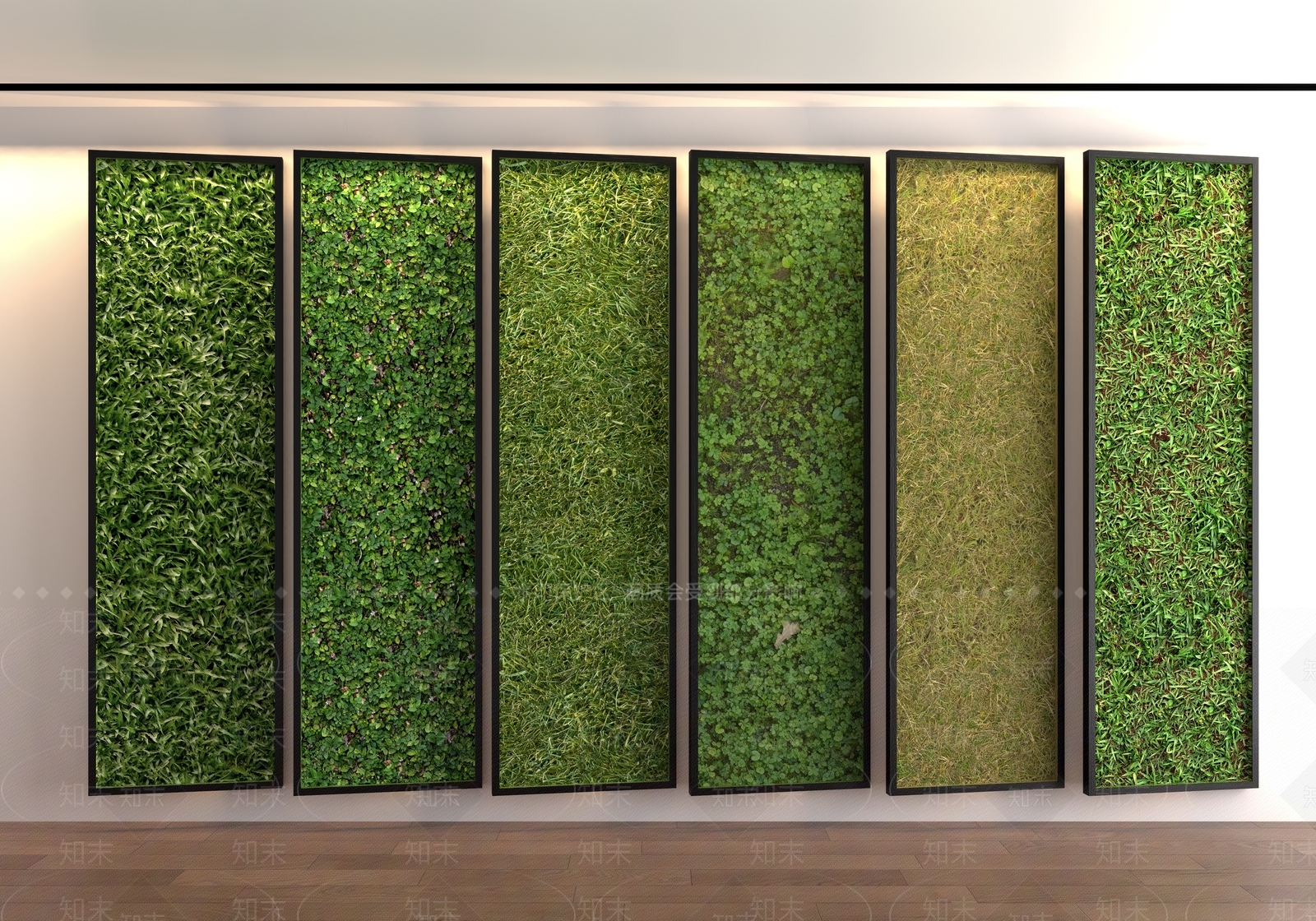 绿植墙3D模型下载【ID:1153179006】