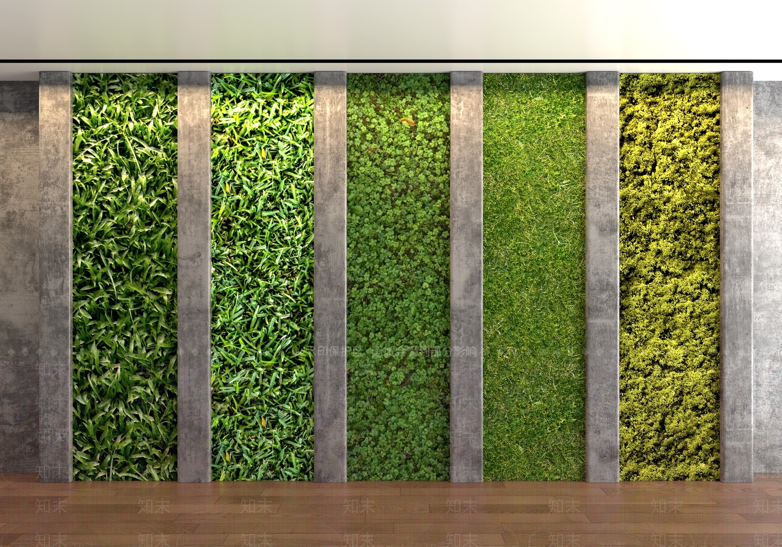 绿植墙3D模型下载【ID:1153179592】