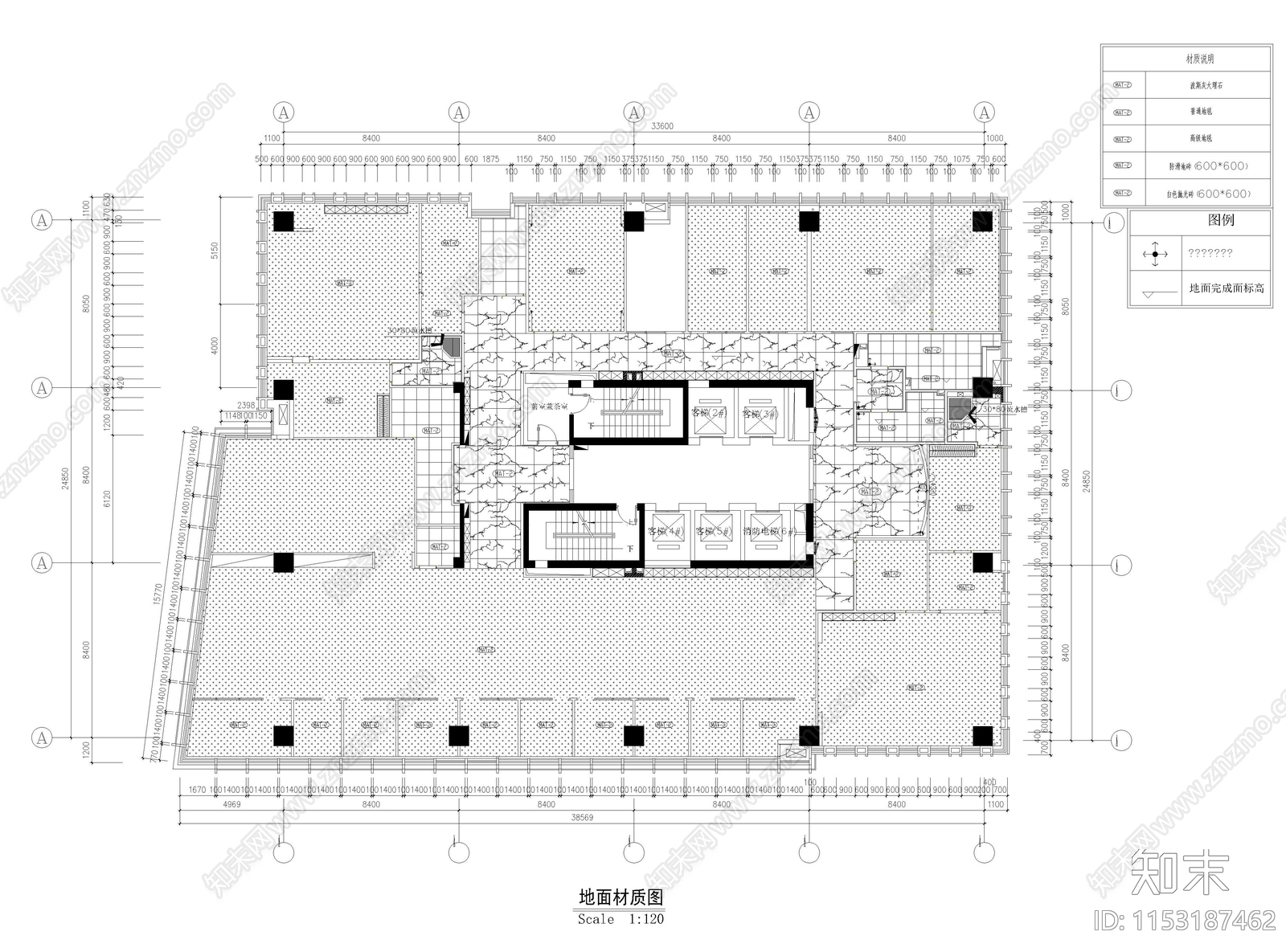 办公空间室内cad施工图下载【ID:1153187462】