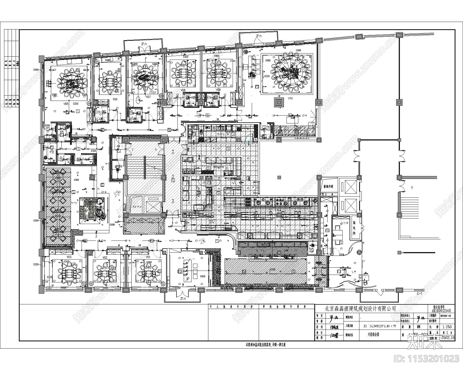 000㎡餐厅建筑电气施工图下载【ID:1153201023】