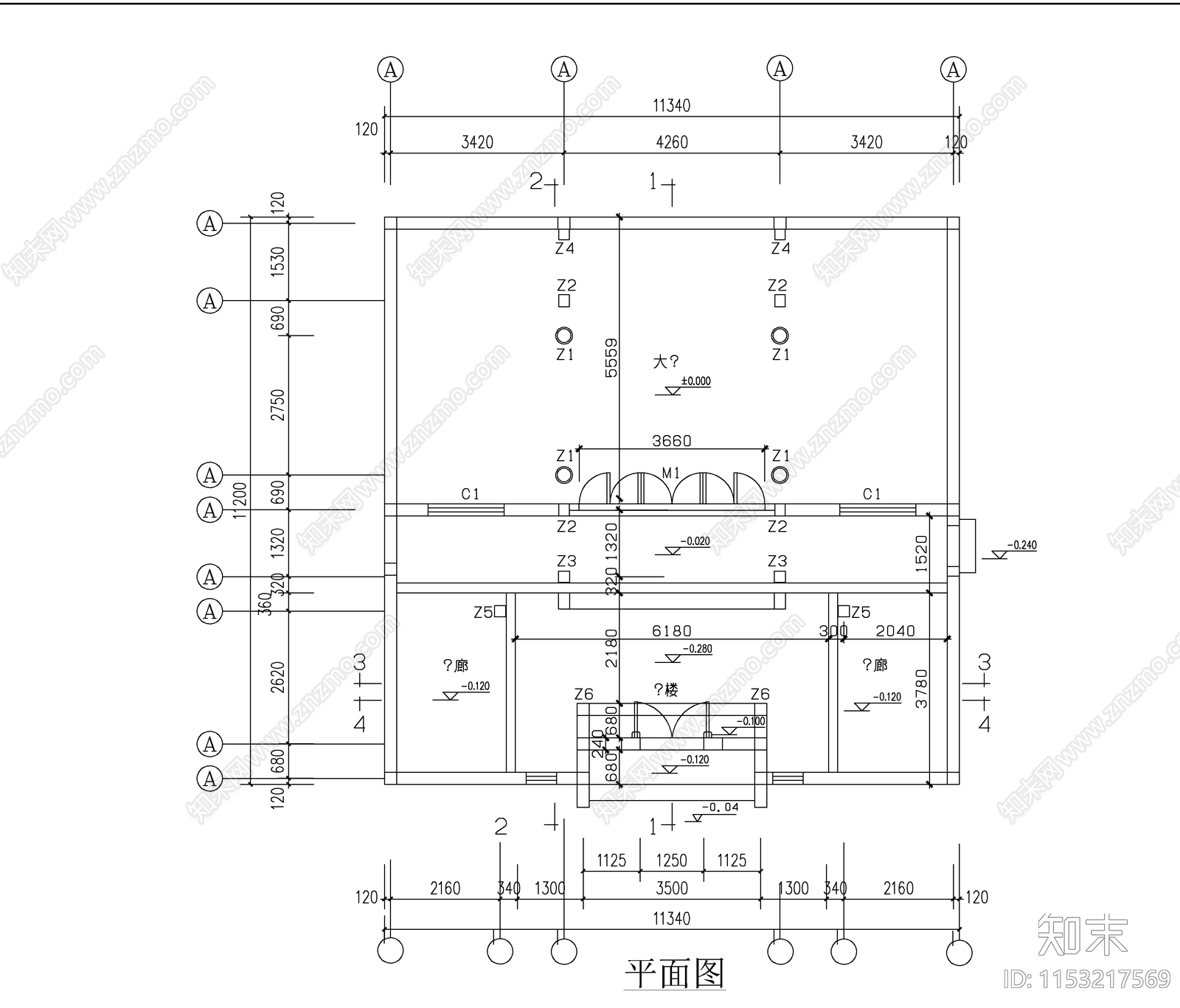 潮汕古建筑施工图下载【ID:1153217569】