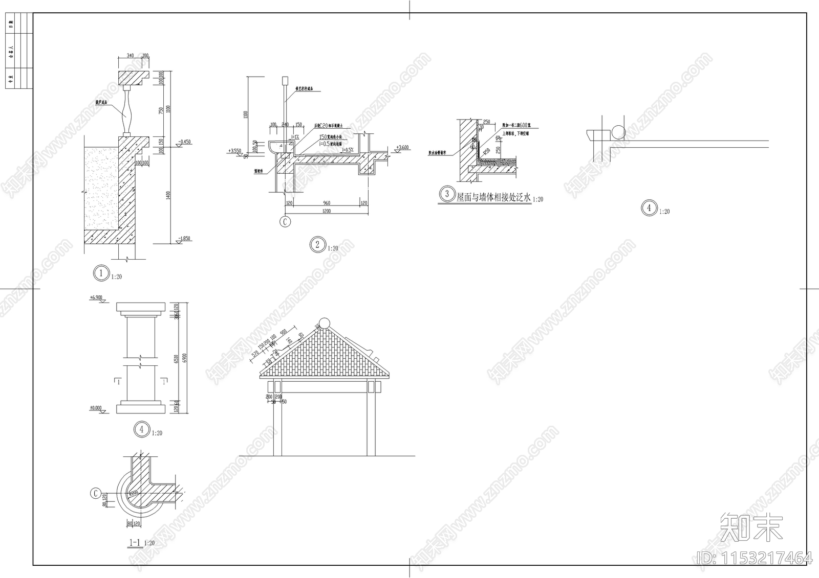 广东别墅建筑cad施工图下载【ID:1153217464】