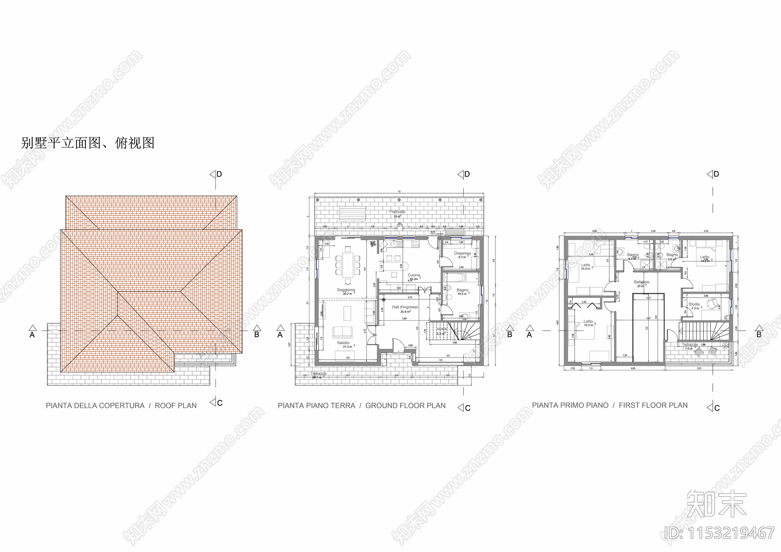 自建房建筑cad施工图下载【ID:1153219467】