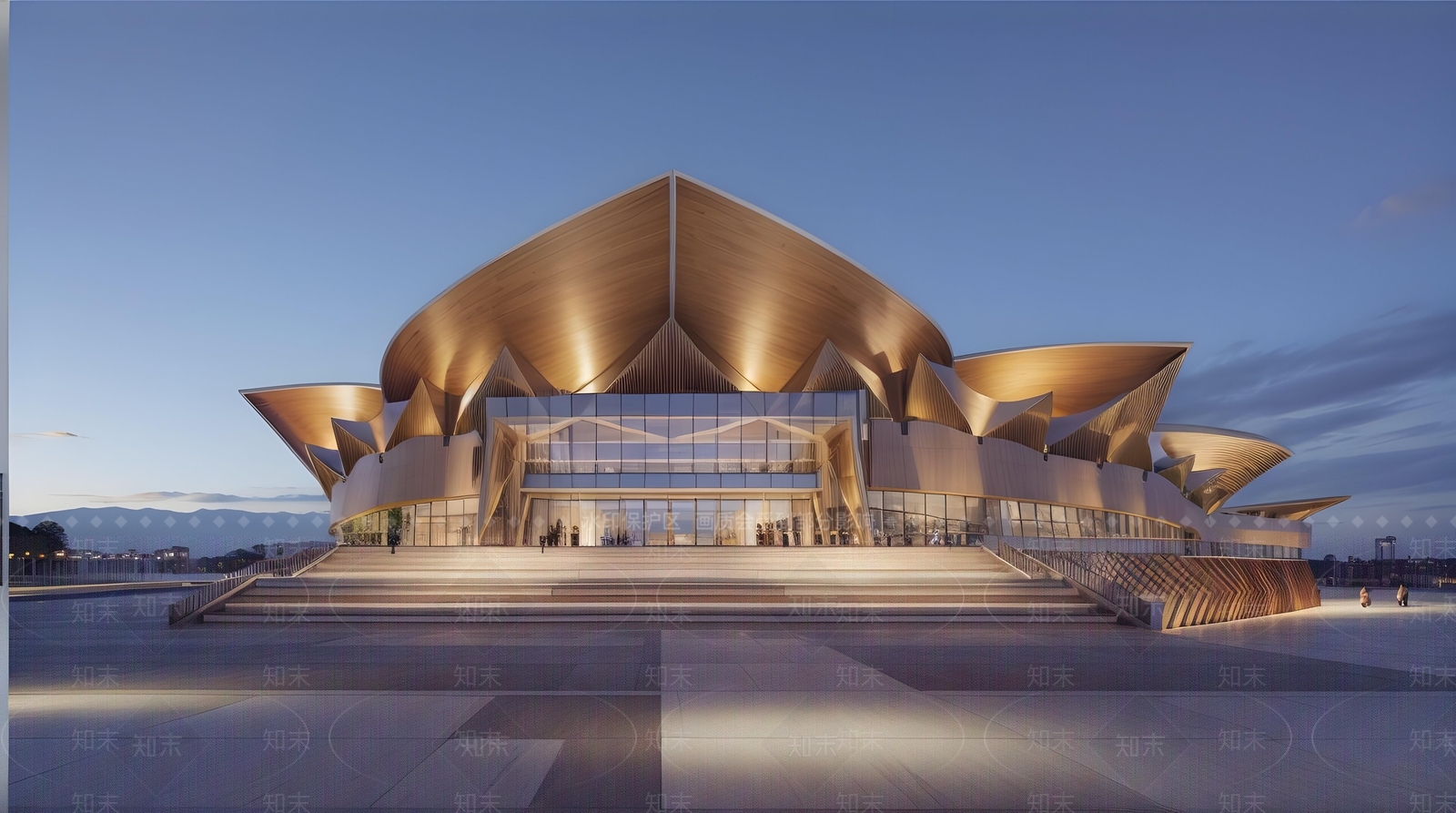 现代异形体育馆SU模型下载【ID:1153223852】