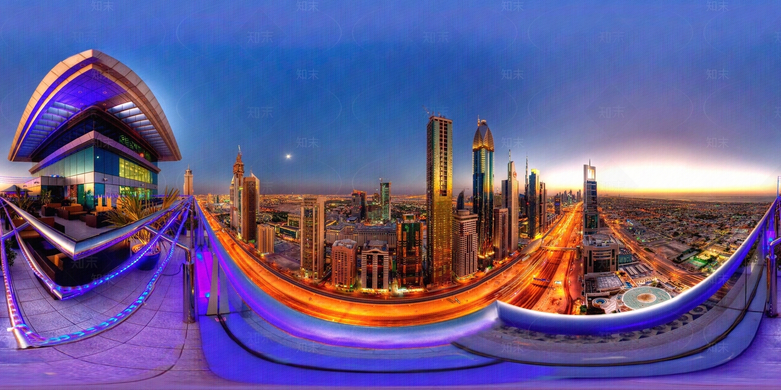 hdr城市夜晚贴图下载【ID:1153225262】