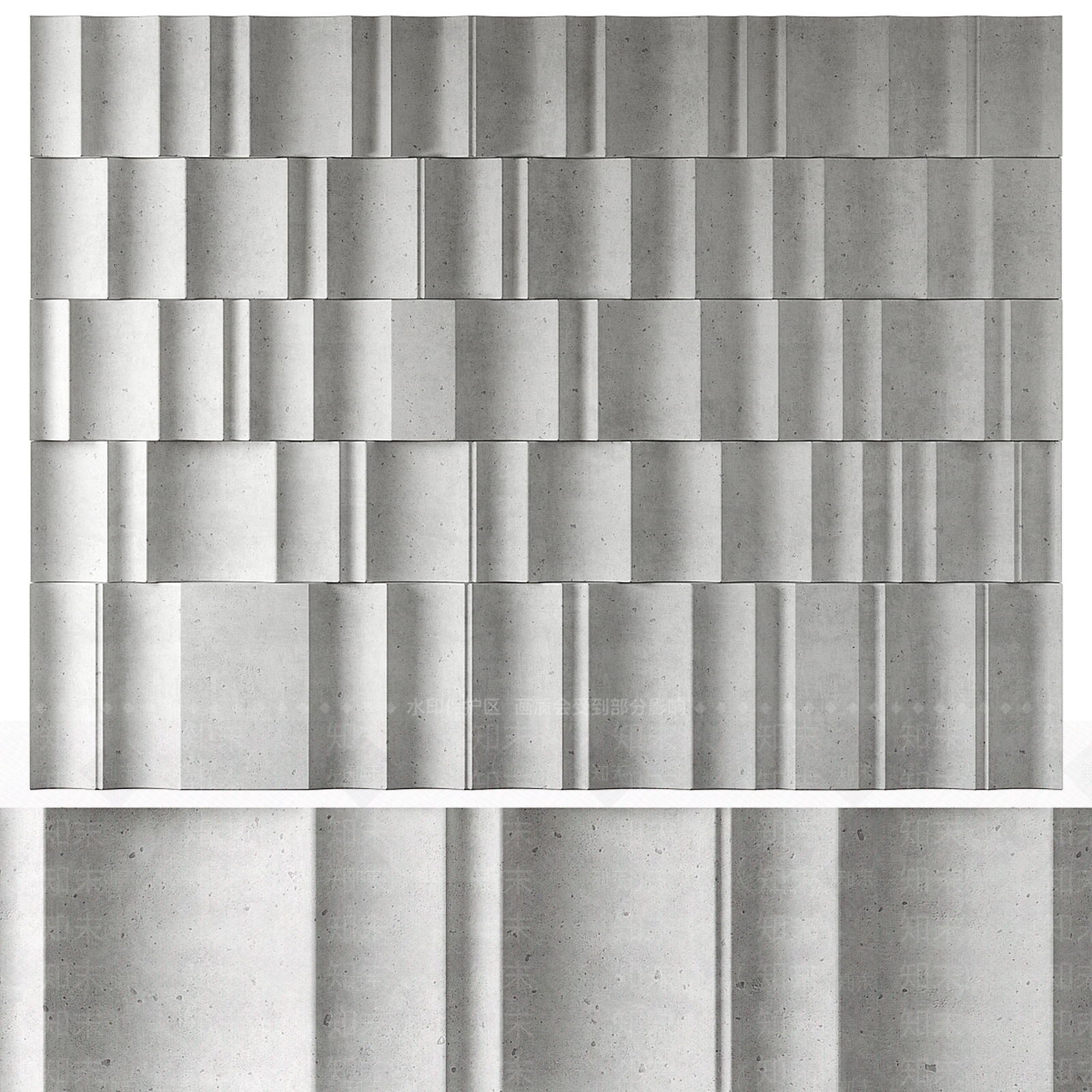 现代石材背景墙3D模型下载【ID:1153237084】